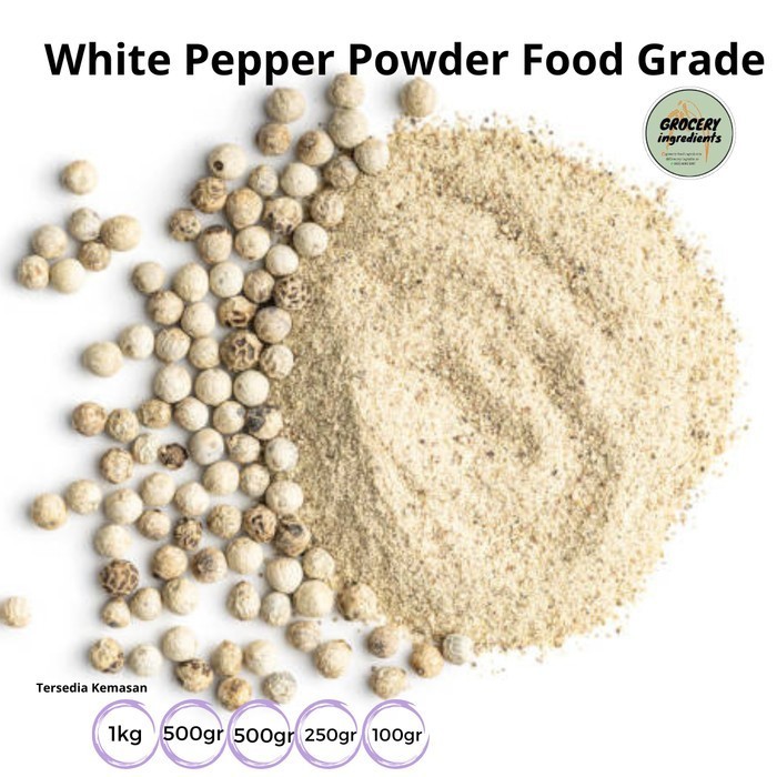 

White Pepper Powder Food Grade 1Kg / Lada Bubuk Kualitas A Hargahemat