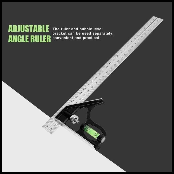 

TERBARU MISTAR PENGGARIS SIKU STAINLESS STEEL WATERPASS TUKANG MULTIFUNGSI !!!!!!