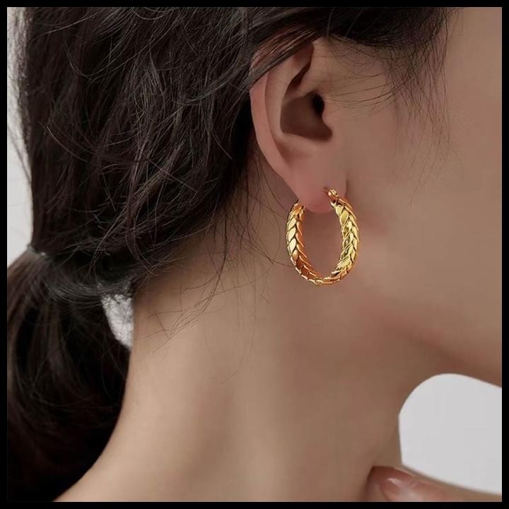 TERBARU ANTING EMAS MURNI 24 KARAT ASLI EMAS MUDA TAMPIL ELEGAN DENGAN