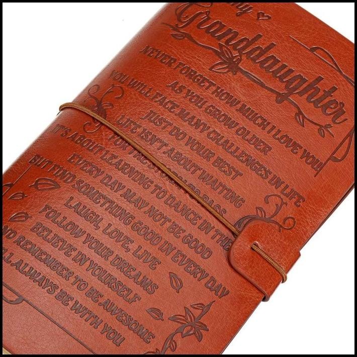 

GRATIS ONGKIR BUKU JURNAL HARIAN LEATHER PERSONAL DIARY GRANDDAUGHTER S680 BROWN !!!!