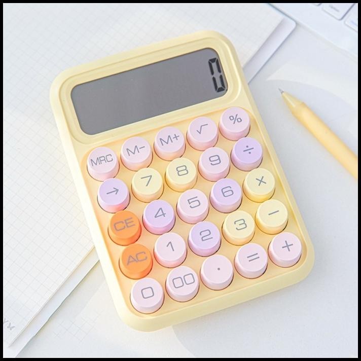

HOT DEAL INS KOREA DOPAMIN KALKULATOR WARNA 12DIGIS DISPLAY BESAR KEYBOARD DOT !!!!!