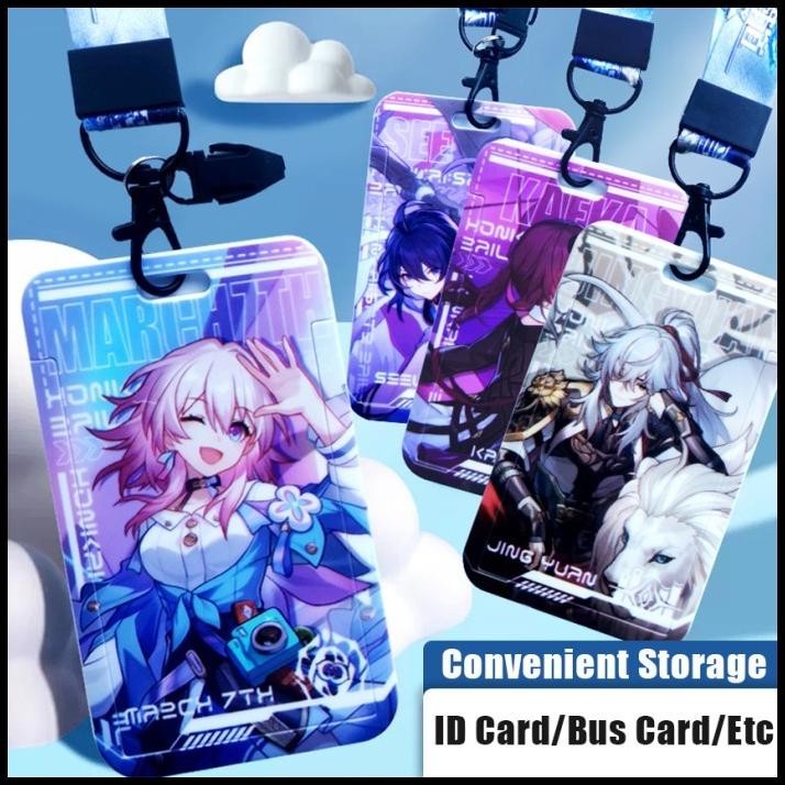 

DISKON HONKAI STAR RAIL ID CARD HOLDER LANYARD 2 NAME TAG GANTUNGAN KALUNG !!!!!