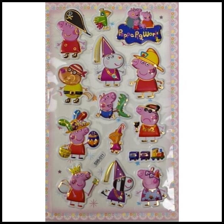 

TERMURAH STIKER STICKER ANAK TIMBUL PEPPA PIG 2995 !!!!