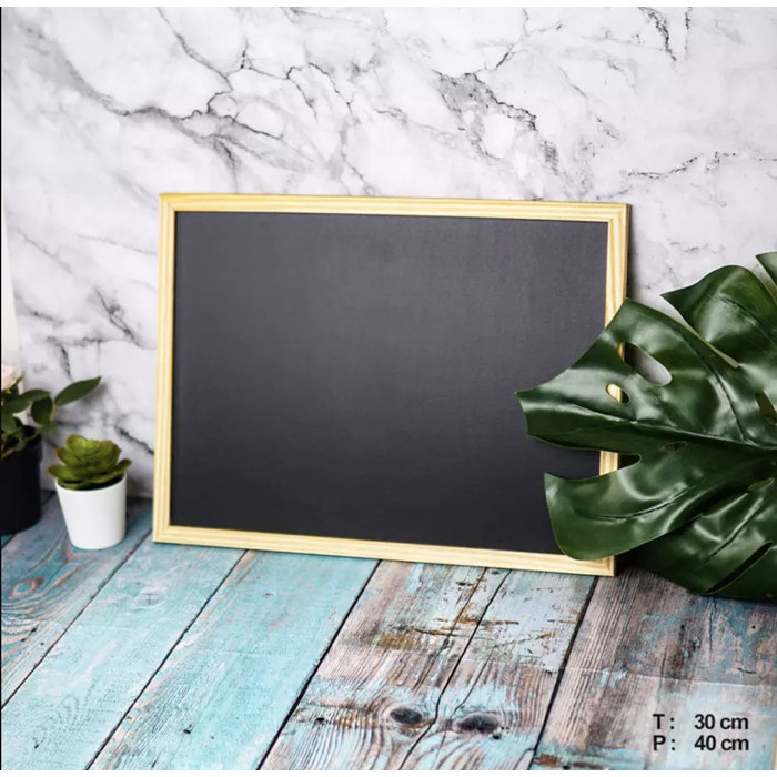 

Terbaru Papan Tulis Black Board Kekinian Anak Sekolah Belajar Large 30X40Cm Promo Terlaris