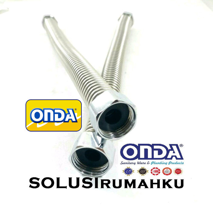 SELANG FLEXIBLE HOSE KAKU ONDA 50 CM SELANG AIR PANAS WATER HEATER