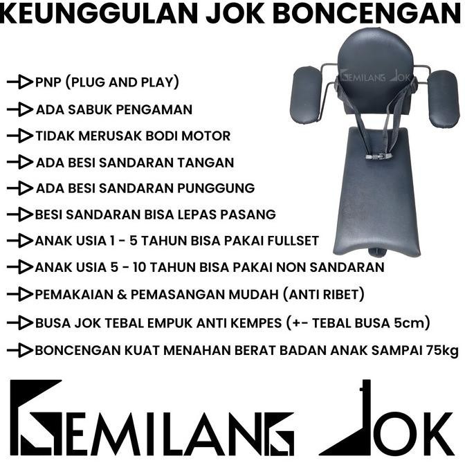 JOK BONCENGAN ANAK UNTUK SCOOPY