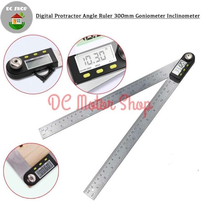 

Digital Protractor Angle Ruler Goniometer Inclinometer Penggaris 300mm Radeliana Official