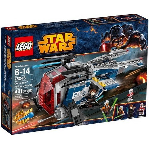 LEGO 75046 STAR WARS CORUSCANT POLICE GUNSHIP - Blocktopia