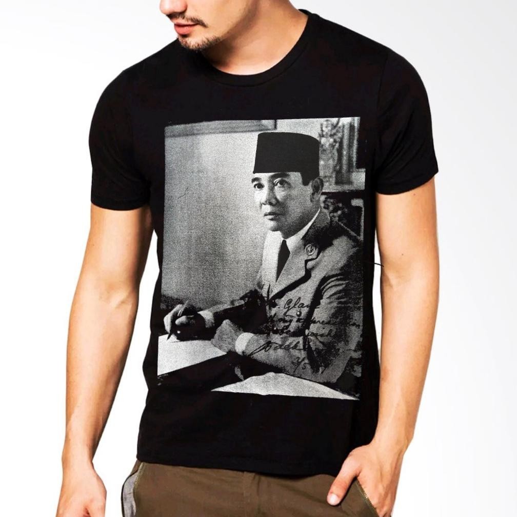Kmv - Kaos Gambar Soekarno / Kaos Sukarno Indonesia / Kaos Terbaru Termurah / Baju Kaos Distro Pria 