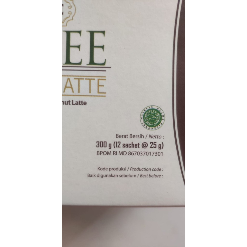 

Java Prime Coffee 300 Grams 12 Sachets / Carnitine Diet Javaprime Kopi