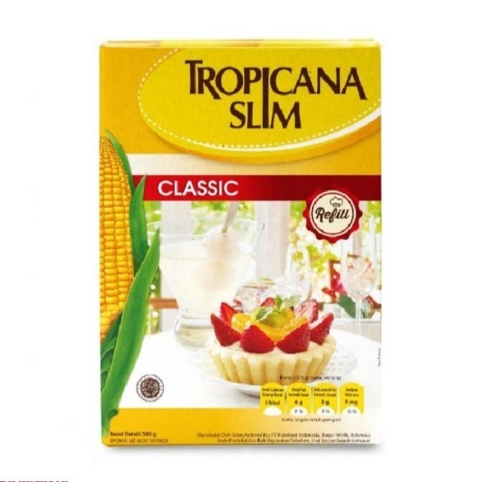 

Tropicana Slim Classic Sweetener Refill 500 Gr - Adelineez