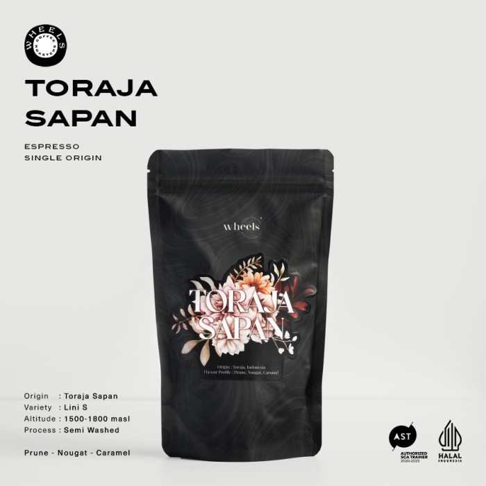 

Single Origin Espresso Arabica Coffee : Toraja Sapan 1Kg
