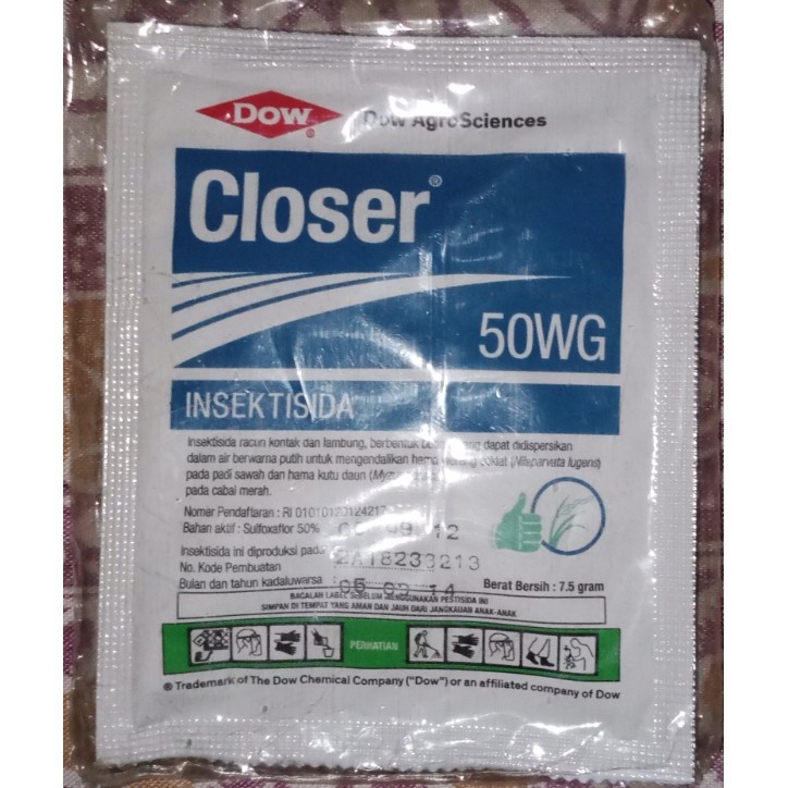 obat pertanian insektisida CLOSER 7,5GR