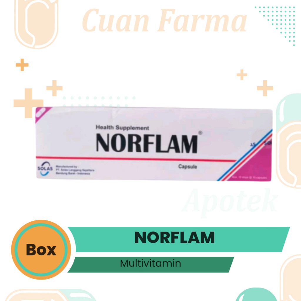 NORFLAM BOX 100 KAPSUL