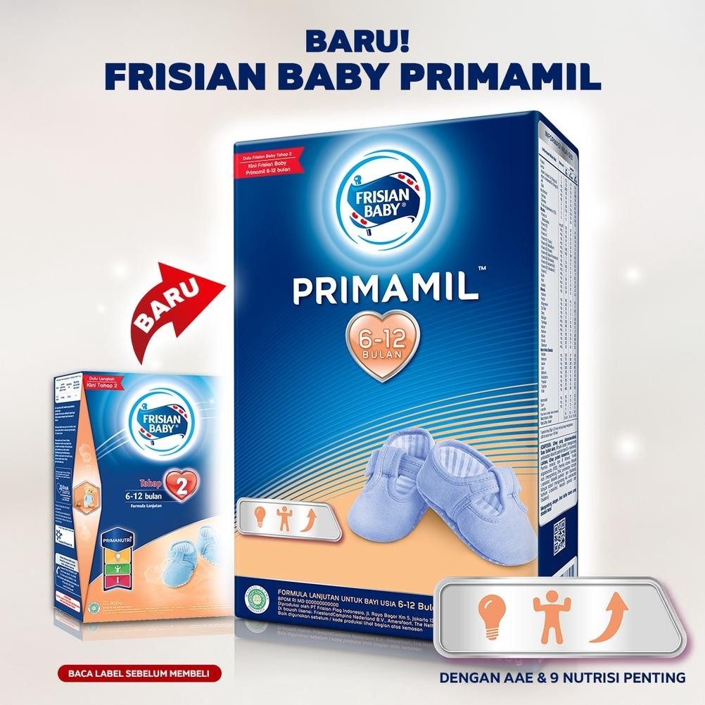 RTY Frisian Flag Baby Primamil 6-12 Bulan 750g - Susu Bayi TERLARIS