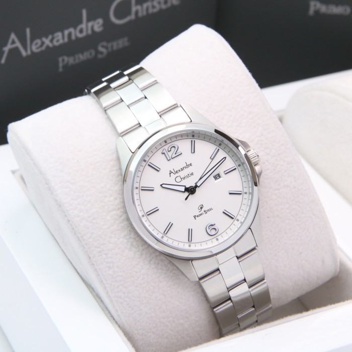 ALEXANDRE CHRISTIE AC 1029 SILVER RANTAI WANITA. ORIGINAL