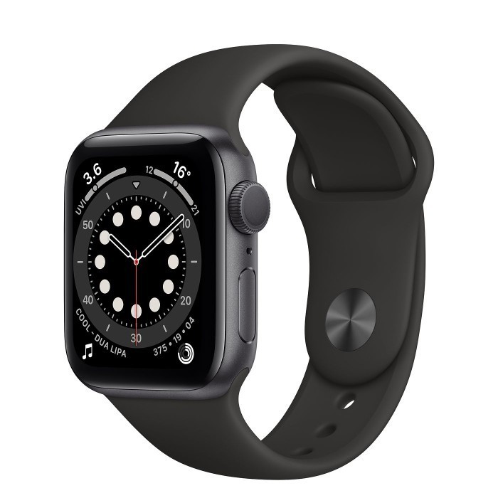 JUAL APPLE I WATCH SERIES 6 40MM GREY ALUMINIUM STRAP ORIGINAL