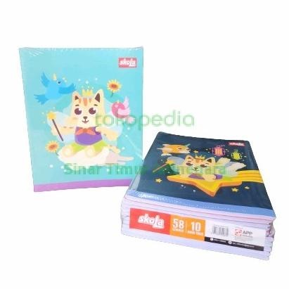 

Buku Tulis Skola by SIDU 58 Lembar 1 Pak Isi 10 Buku TMS