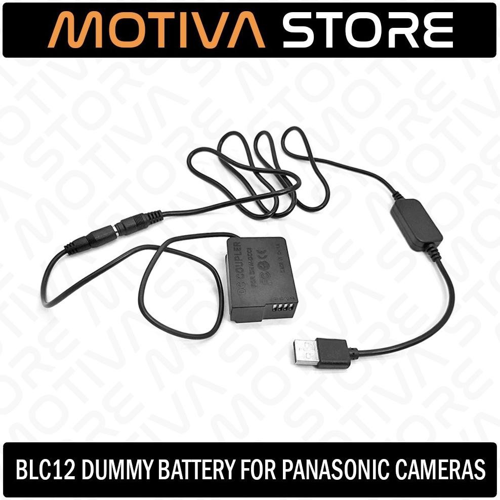 [BARU] BLC12 Dummy Battery for Panasonic Lumix G7 G85 G80 FZ1000 FZ2500 DCC8