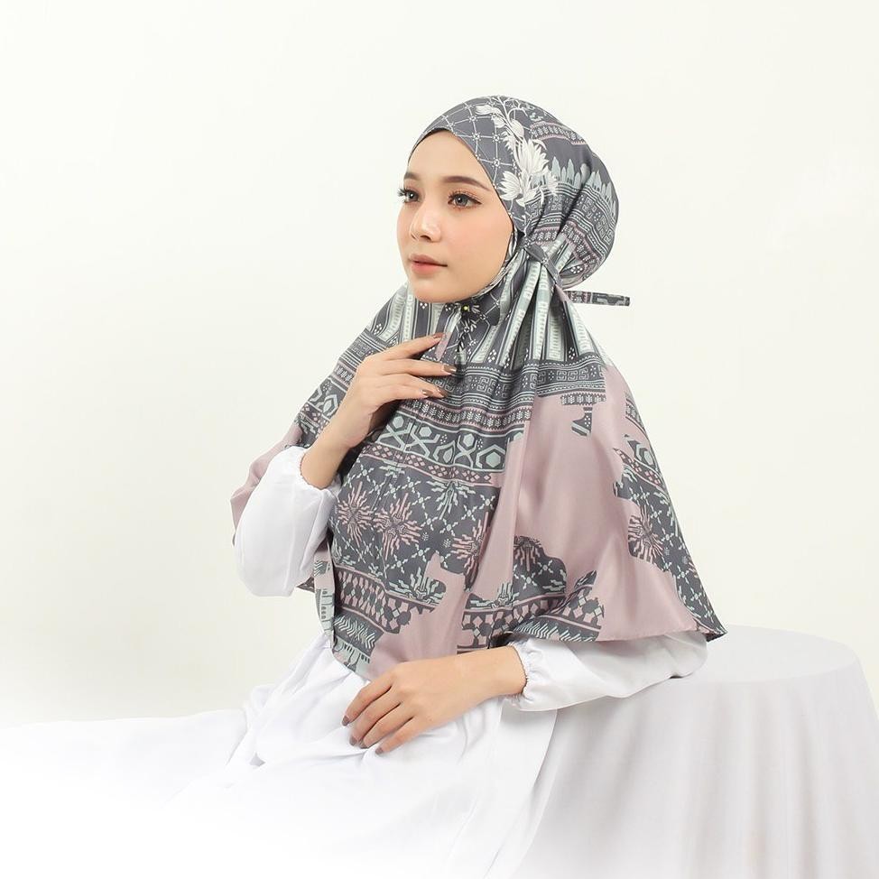 Bergo Motif Premium Silk Murah (Order Sebelum Ketinggalan)