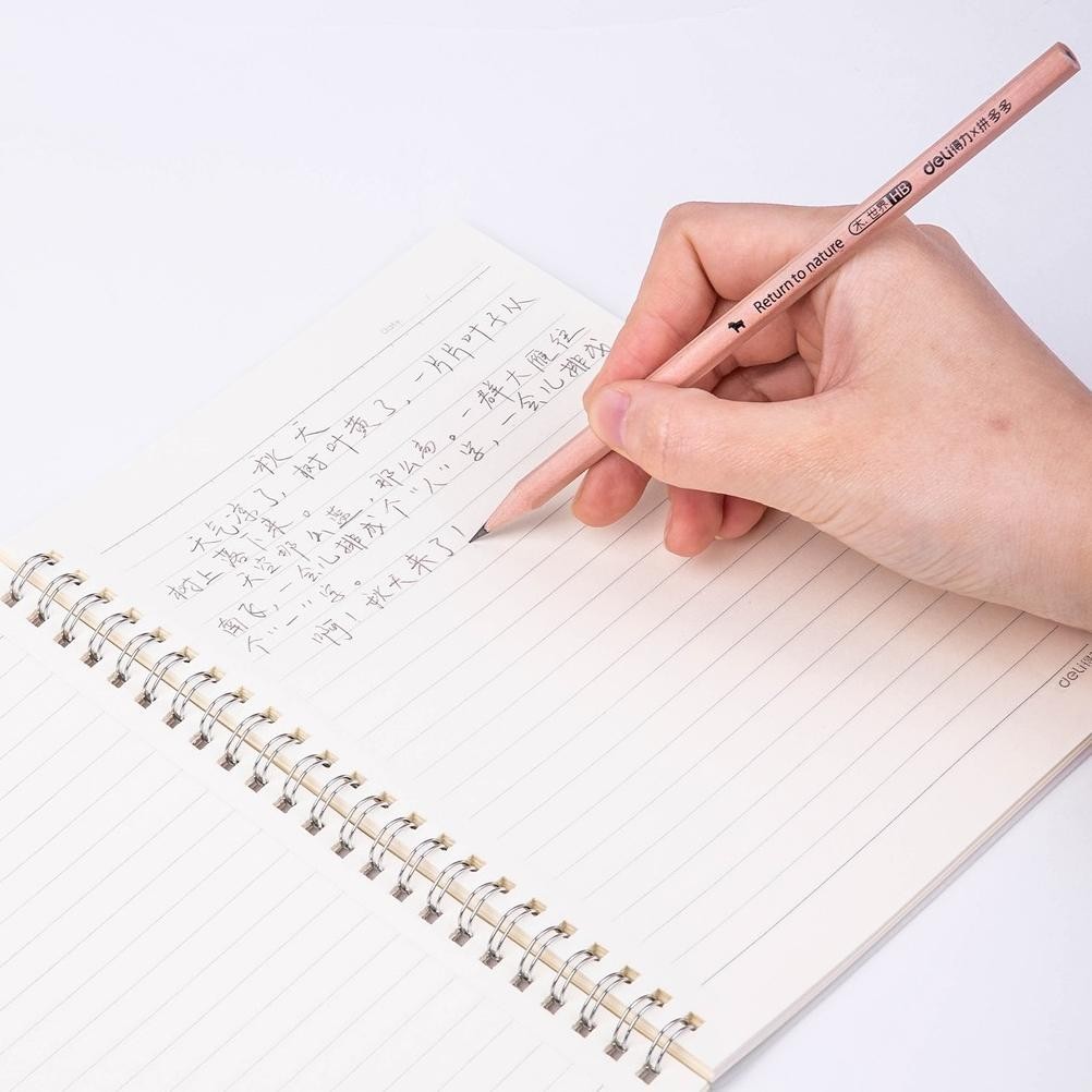 

DELI SPIRAL NOTEBOOK / BUKU SPIRAL A5/B5 60 HALAMAN COVER PP TRANSPARANT WATERPROOF LPA560 LPB560 TERLARIS