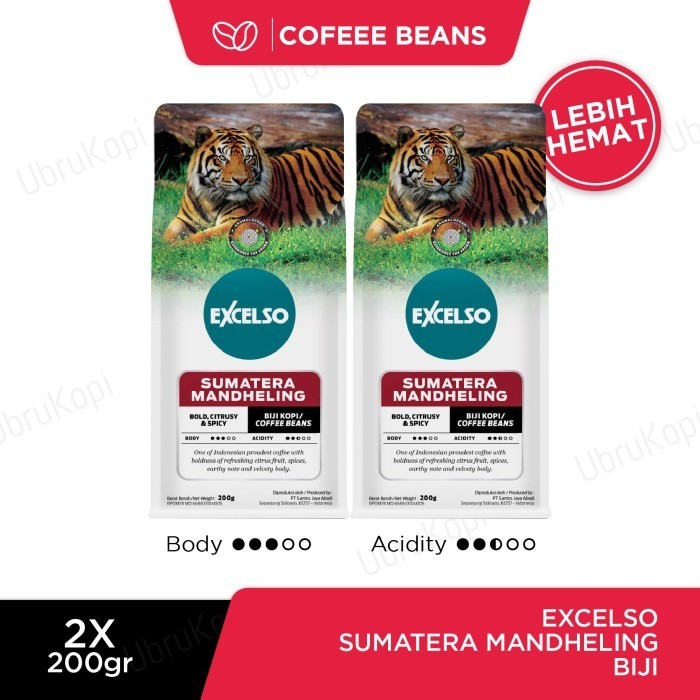 

Ready EXCELSO SUMATERA MANDHELING BIJI 200G TWIN PACK