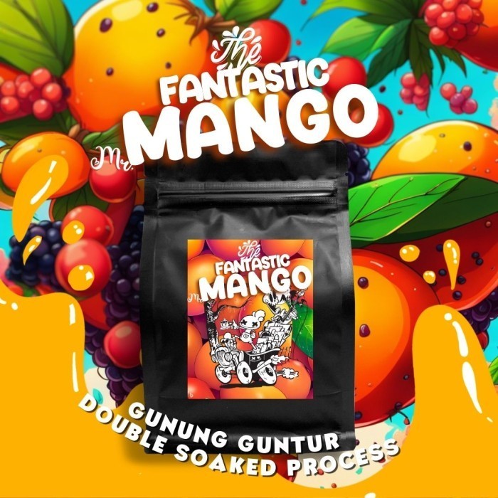 

Ready THE FANTASTIC MR MANGO Biji Kopi Arabica- Roasted Coffee Bean