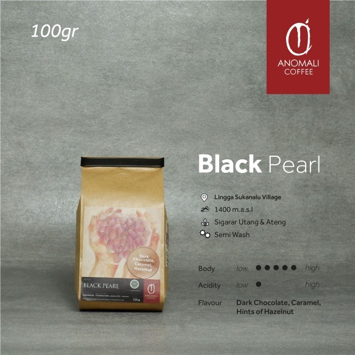 

Ready Anomali Coffee Biji Kopi Black Pearl 100gr