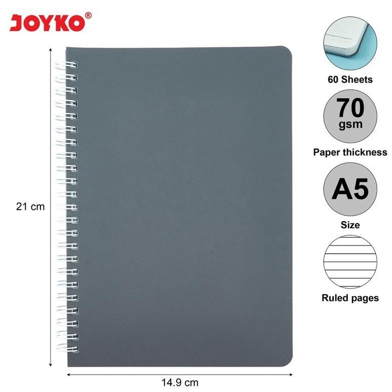 

RULED NOTEBOOK DIARY AGENDA BUKU CATATAN BERGARIS JOYKO NB-690 ORIGINAL PRODUK