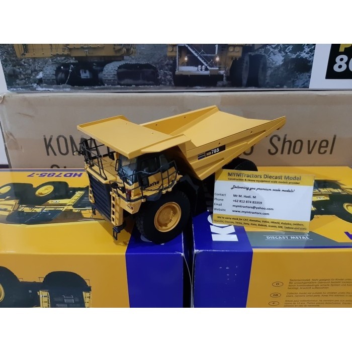 Ready Diecast Miniatur Alat Berat Komatsu HD785-7 (1:50)