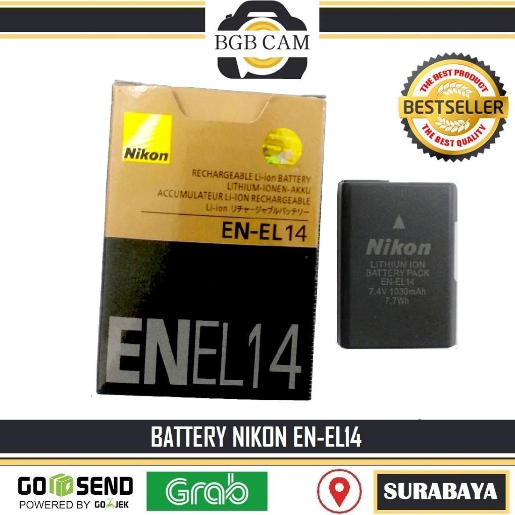 [BARU] Baterai EN-EL 14 For Kamera Nikon D3300 D3200 D5200 / EN-EL14 / ENEL 14 Battery OEM