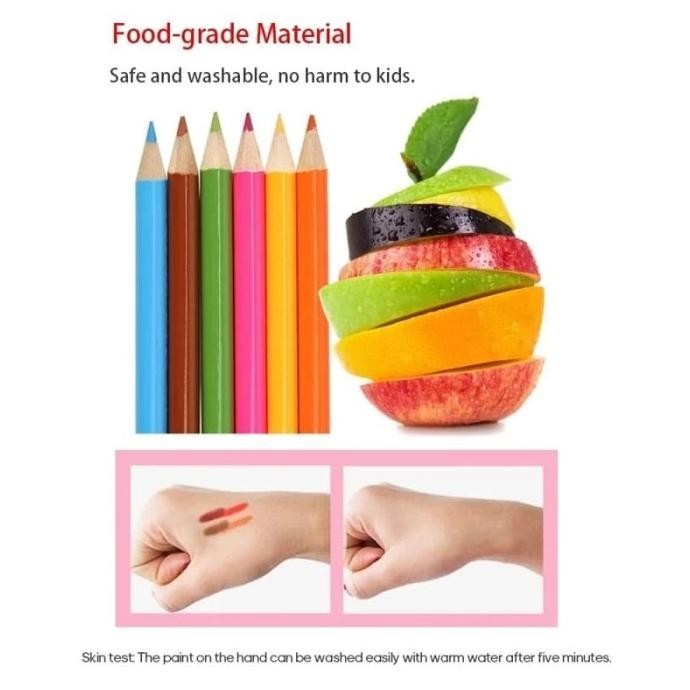 

Mainan Anak Set Spidol CRAYON 208pcs Untuk Melukis/Mewarna HM