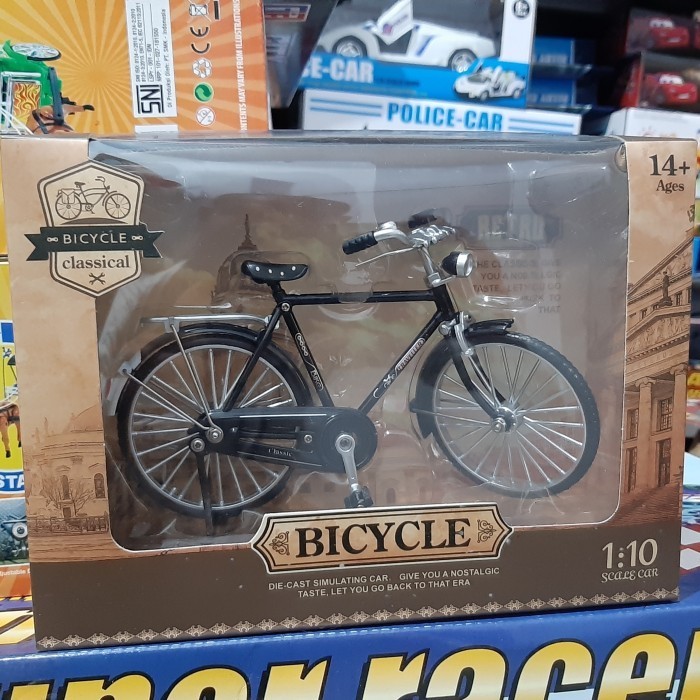 Cabre Mainan Miniatur Sepeda Ontel - Diecast Sepeda Jaman Dulu