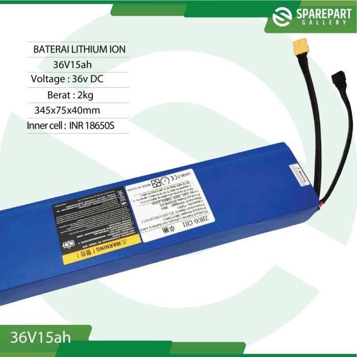 Aki Lithium Ion 36V15Ah Skuter Listrik O Baterai Litihium - 36V10