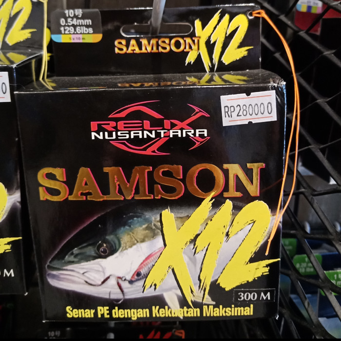Senar Pe Samson X12-300M Pe.10 Pancing Relix Nusantara