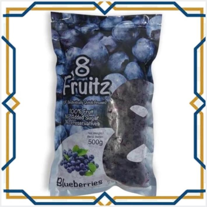 

[GDS] 8 FRUITZ IQF BLACKBERRIES FROZEN 500 GR | BLACKBERRY BEKU