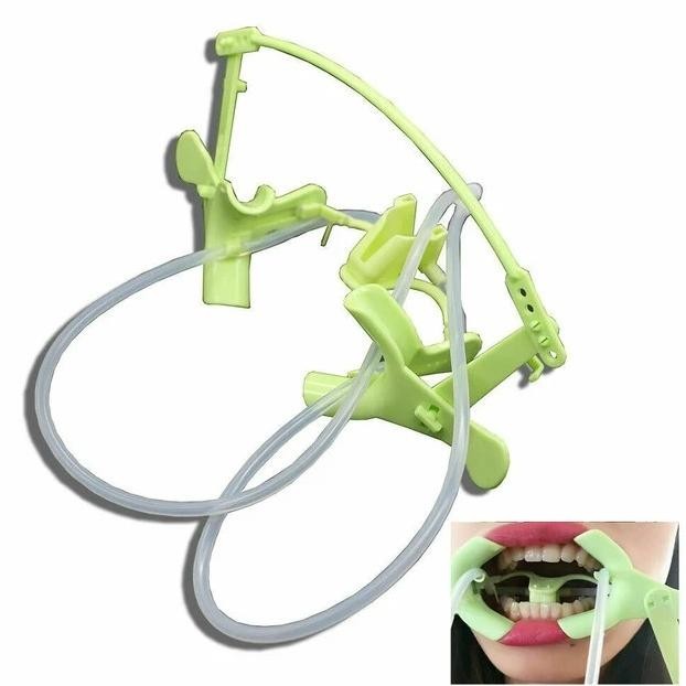 TYU Dental Ortho Bleaching Mouth Opener With Suction Tube Nola Dry Field System Adjustable Lip Cheek