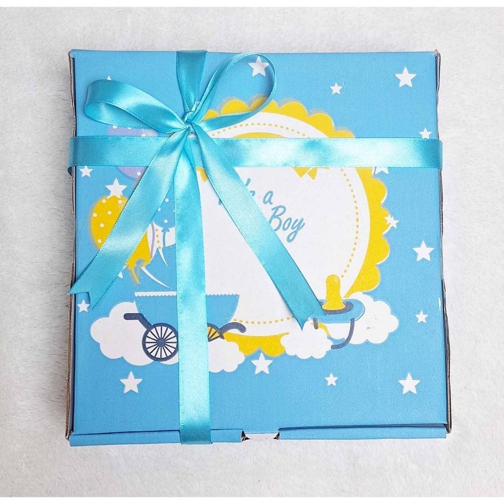 

BOX HAMPERS NEW BORN 24X24X7/ KOTAK KADO ITS BOY GIRL/ GIFT BOX DIRAKIT HAMPERS SIAP KIRIM