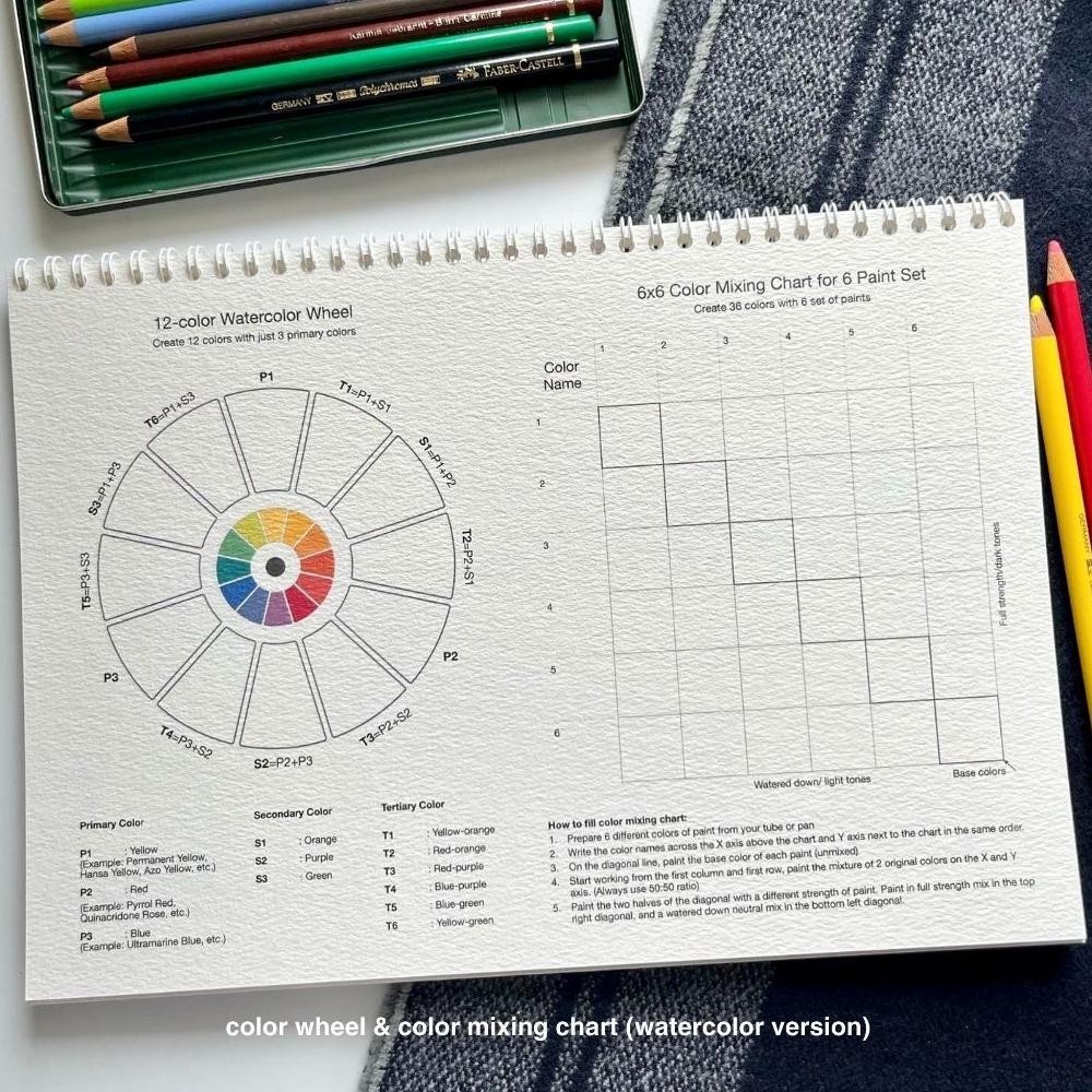 

FUZ-611 Colorscape Watercolor & Mixed Media Coloring Book - Aesthetic Cafes - Buku Mewarnai Dewasa Sale
