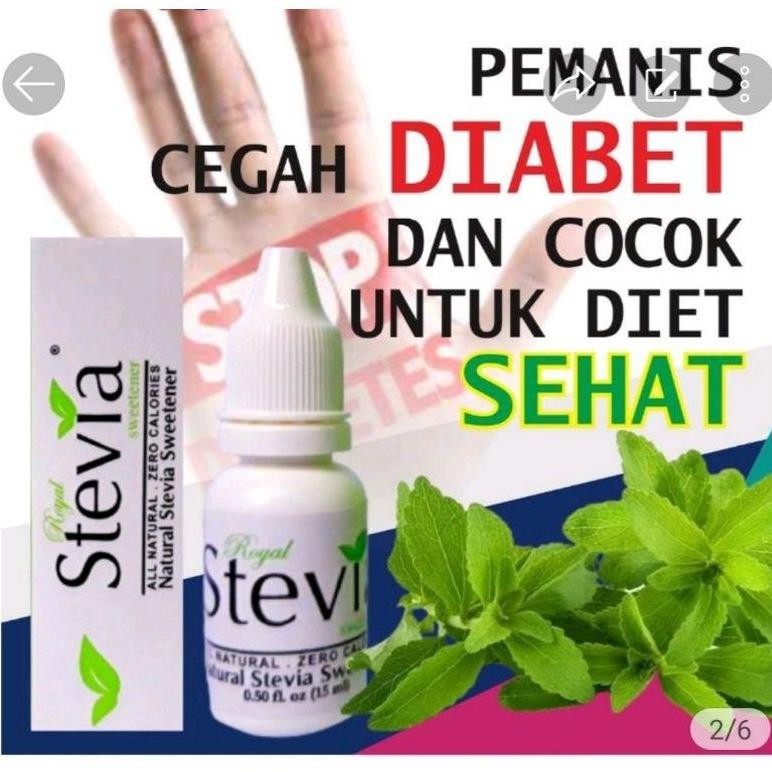 

er-90 STEVIA Truly Sweetener 15ml - Gula cair, ZERO Kalori - Botol Plastik Viral