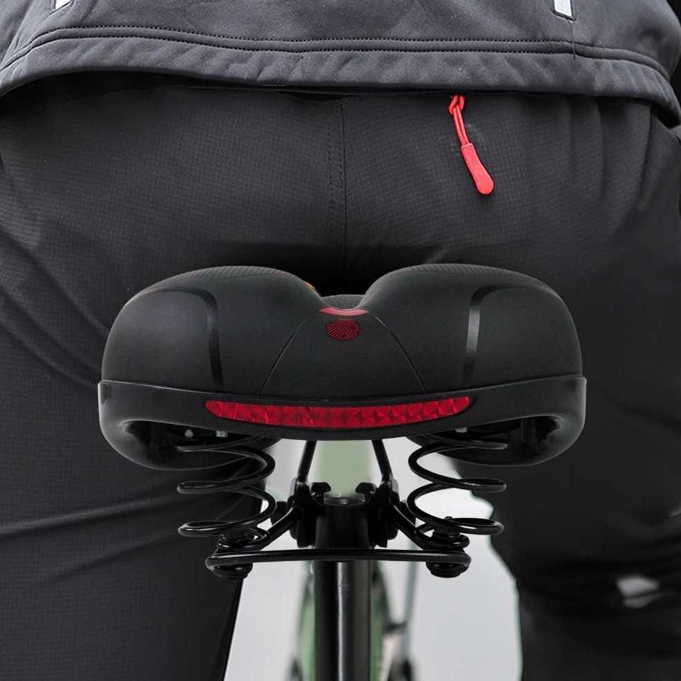 LKJ Sadel Sepeda Mountain Bike Saddle Leather / Sadel Tempat Duduk Sepeda Gunung Lipat Fixie Velo Ba