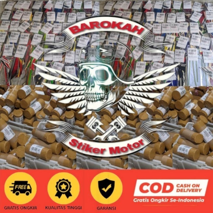 Striping Stiker T Motor Honda Vario 125 Cbs Old 2013 Hitam T