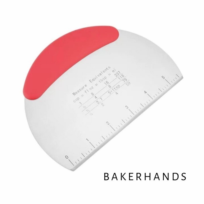 Scrapper busur stainless/Scrapper stainless pegangan silikon