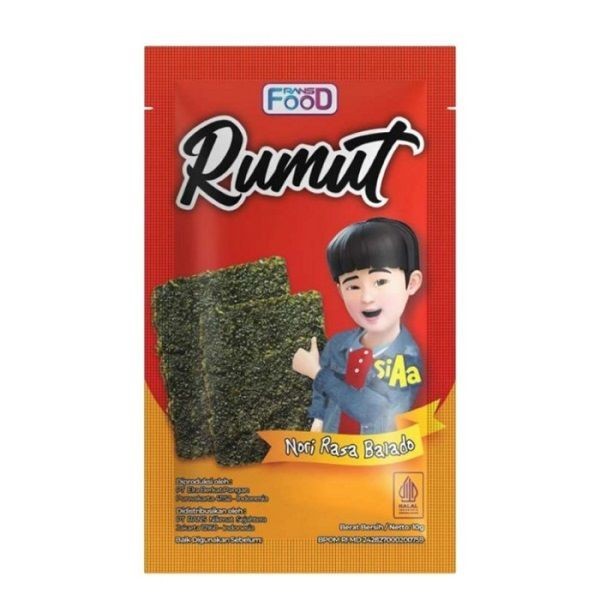 

RUMUT NORI RASA BALADO 10 GR