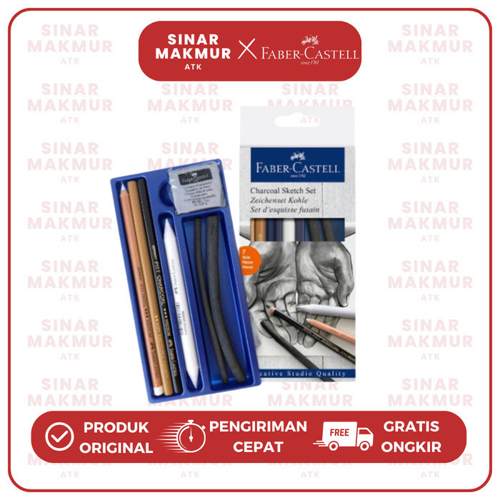 

Pensil Sketsa/Menggambar/Sketching Pencil Faber Castell Creative (Set) K01