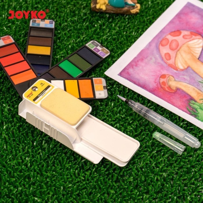 

Watercolor / Cat Air Joyko WC-1000 / 18 Color / Warna K01