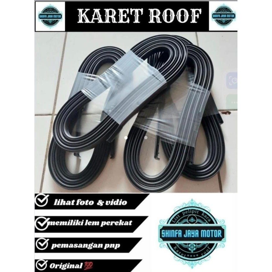 Karet Roof/Karet List Moulding Roof/ Karet Atap Honda City Semua Thn