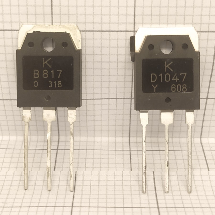 Transistor B817 D1047/ B 817 + D 1047/ SB817 + SD1047 / SB 817 + SD 1047 Final Amplifier Set / Harga