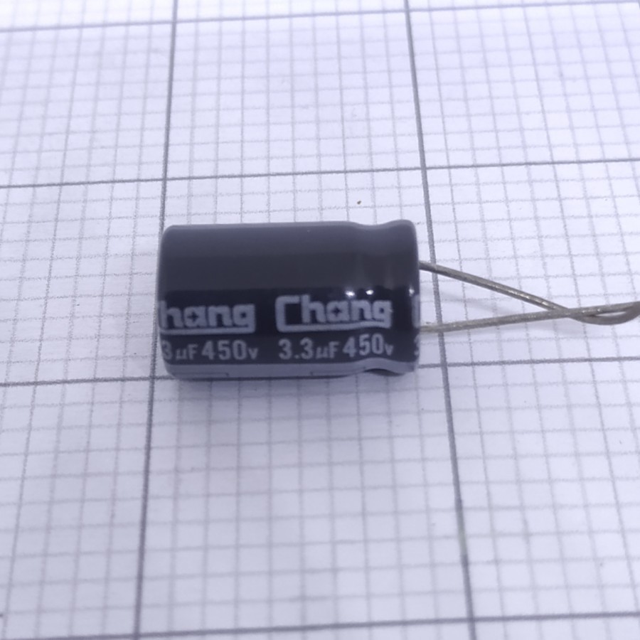 Elco 3,3uf 450v / Kapasitor Elco 3,3uf 450v / Elco 3,3UF - 450V
