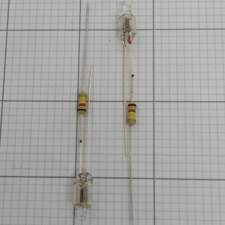 Lampu Setrika AC 220V / Lampu Indikator 220V + resistor lampu setrika + resistor